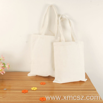 Off white organic reusable custom rectangle tote bags